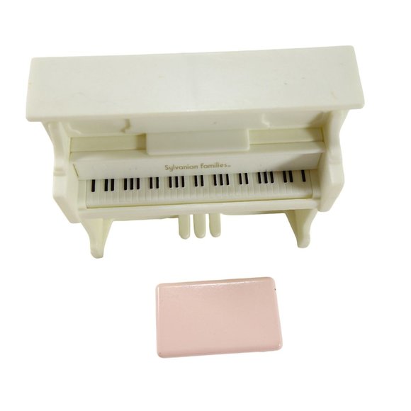 Calico Critters Red Roof Country Home Dollhouse Piano and Bench Replacement Part - Picture 3 of 7